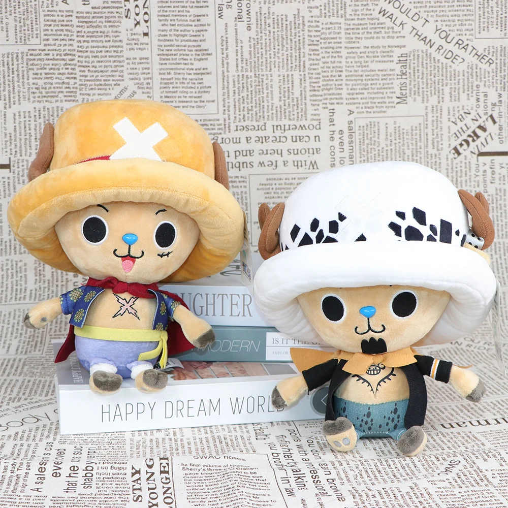 

ONE PIECE Anime Original Plush Toy 25/30cm Tony Tony Chopper Trafalgar D. Water Law Heart Pirates Captain Stuffed Doll Gifts