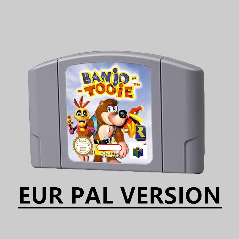 Banjo-Tooie for 64 Bit Game Cartridge N64 EUR Version PAL Format Card