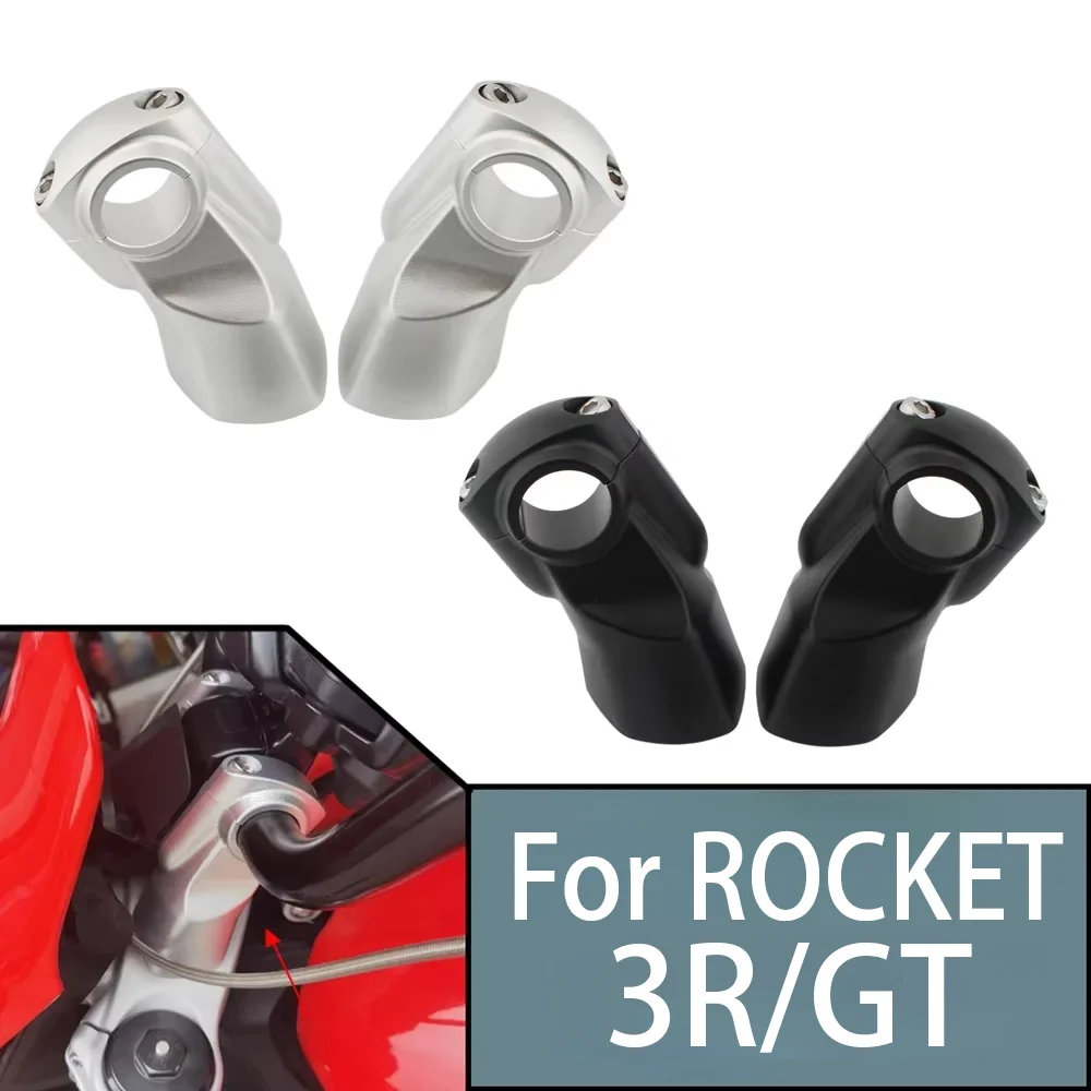 Motorradzubehör Lenkerklemmabstandshalter Lenkererhöhung LC 22mm für Triumph Rocket 3R Rocket 3GT 2019-UP
