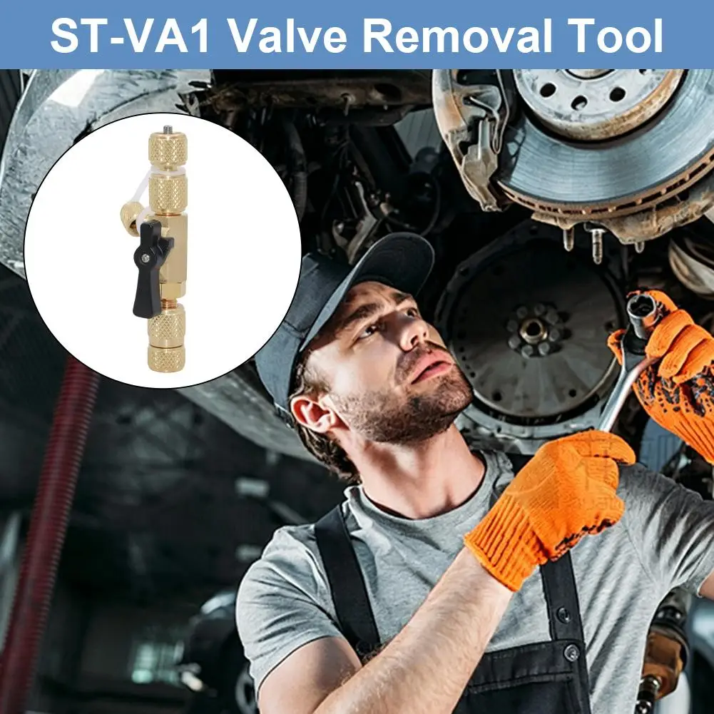 HVAC Valve Core Removal Tool Vacuum Rated Dual Size 1/4