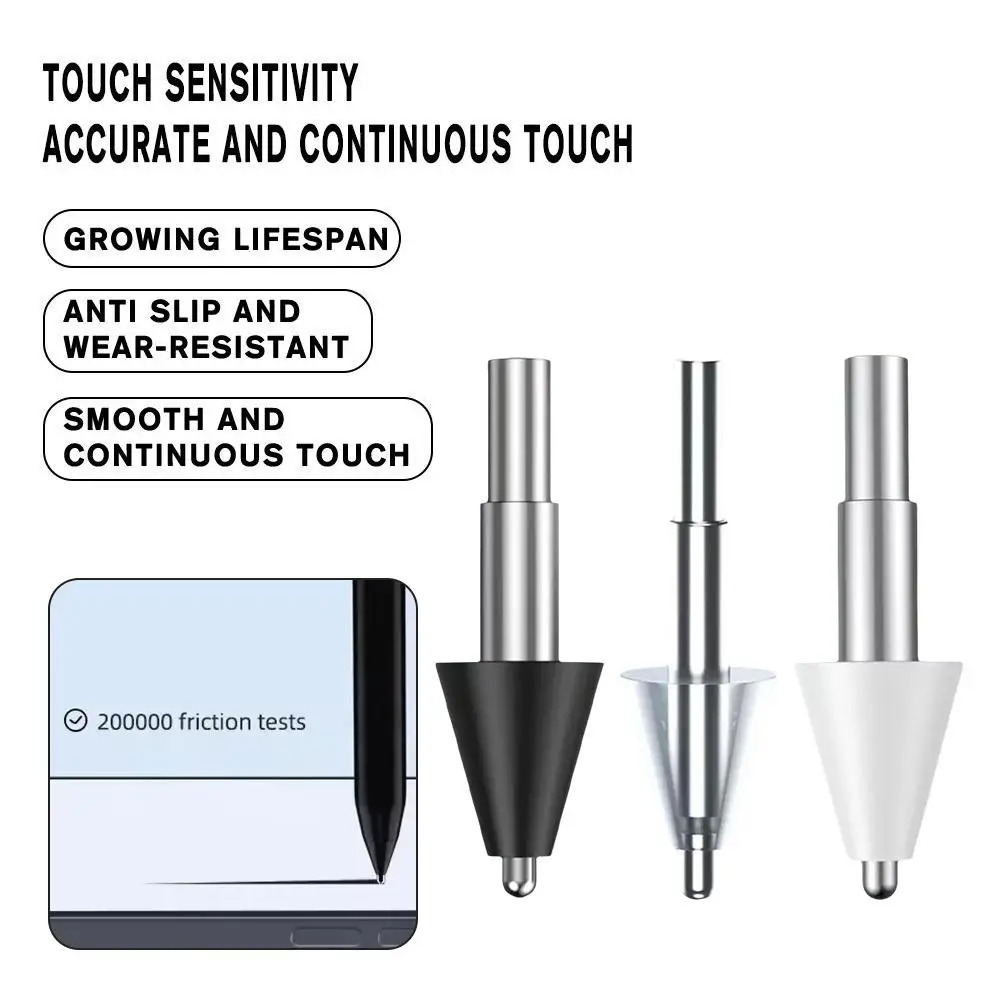 1Pcs Metal Smart Stylus Pen Nib for Xiaomi Mi Pad 5 Pro Spare Nib Tips High Sensitivity Replacement Pencil Tips for Xiaomi J1H2