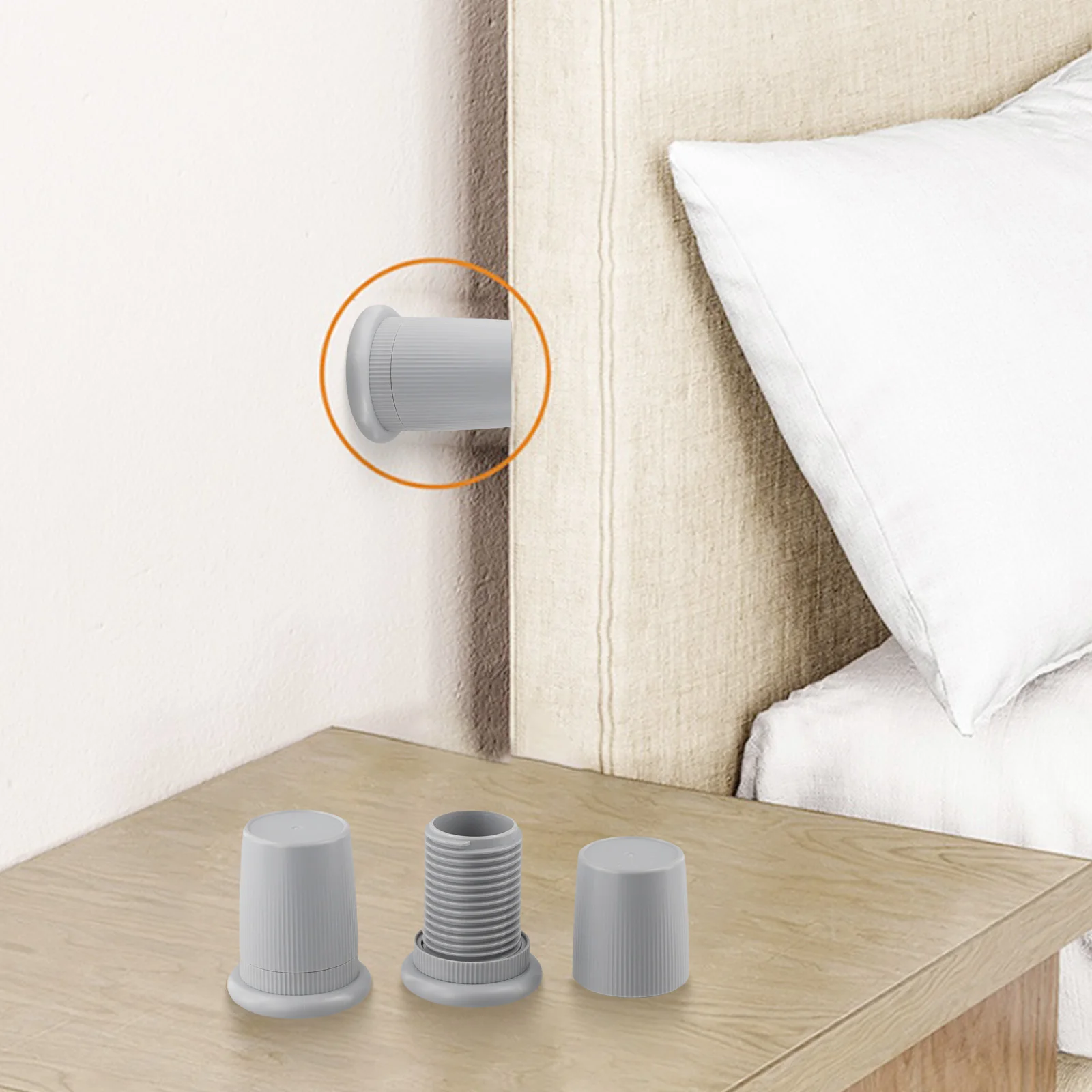 Anti-Slip Risers Adjustable Furniture Risers Multi Purpose Furniture Lift Versatile Use Easy Installation Hassle-Free Setup