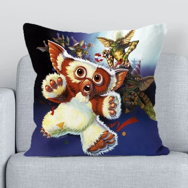 Gremlins Cushions Home Decor Double-sided Printed Pillowcases for Pillows 45x45 Cushion Cover 40x40cm Pilow Cases Sofa Pillow