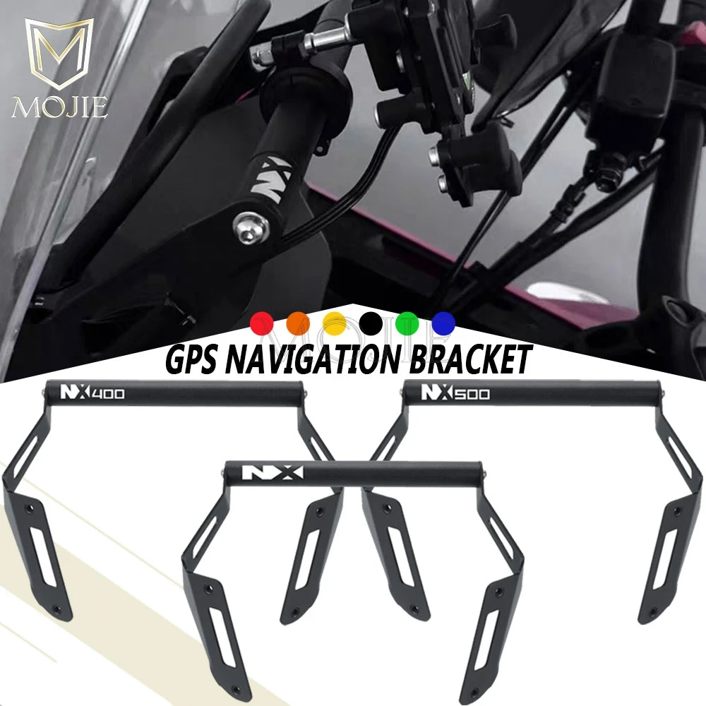 2024 2025 2026 2027 For Honda NX 400 500 NX400 NX500 Motorcycle Phone Stand Holder GPS Navigation Bracket Plate Extension Bar