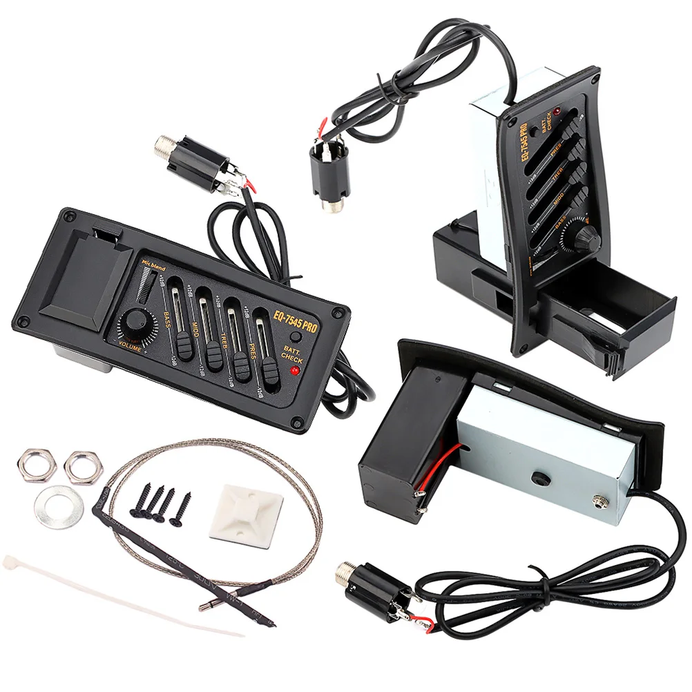 

1 Set Parts Guitar Sound Electric Acoustic Guitar Accessories Durable Preamp System Replacement Bridge Pickup Violin Ukulele