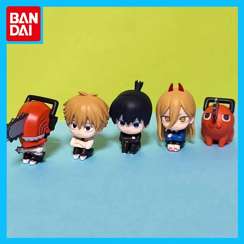 

Bandai Original Anime Figure Chainsaw Man Sit on Your Knees Action Figure Toys for Boys Girls Kids Gift Model Ornaments
