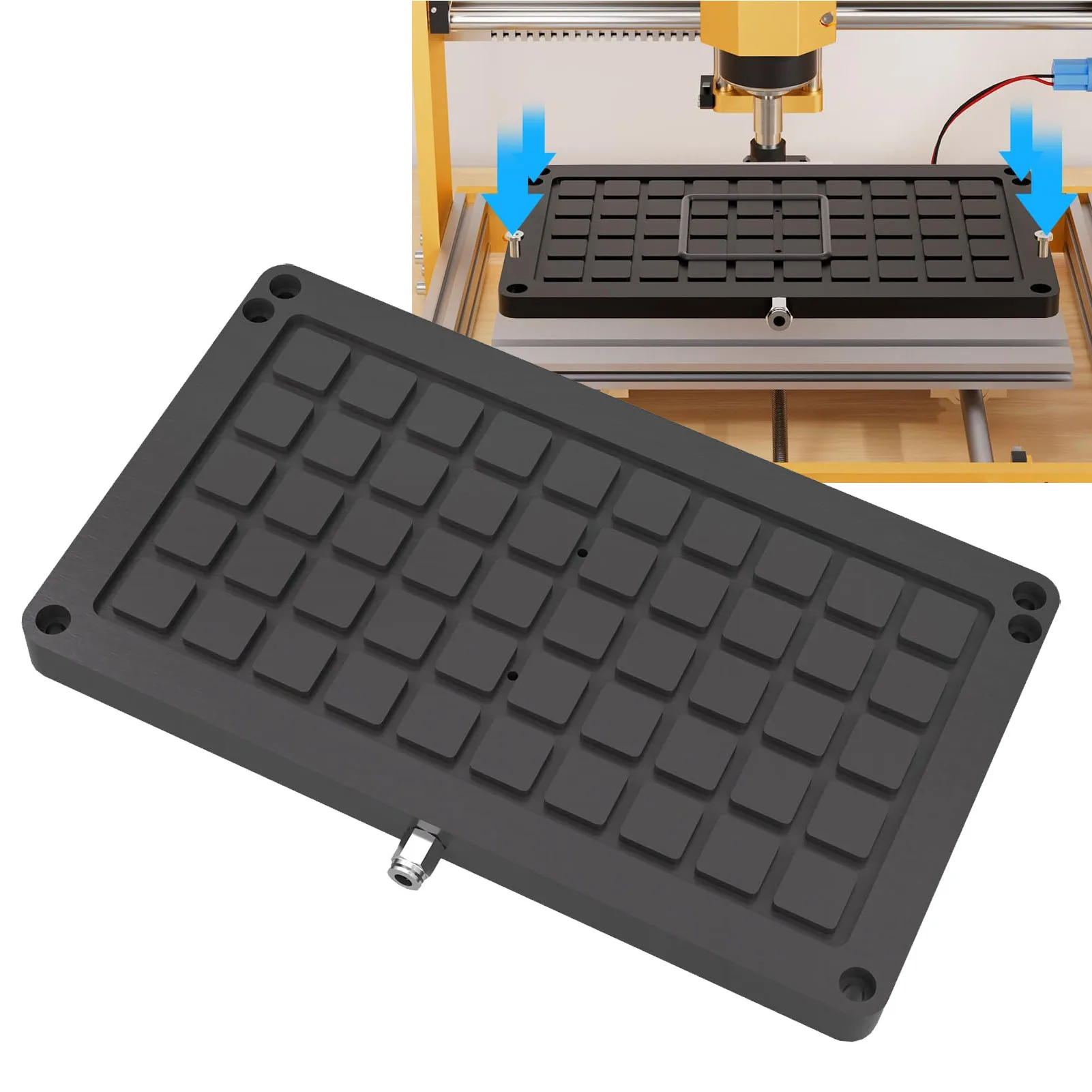 CNC Vacuum Table Suitable for CNC Series 3018 Pro Max 3018 Pro Ultra Engraving Machine Workholding Suction Table