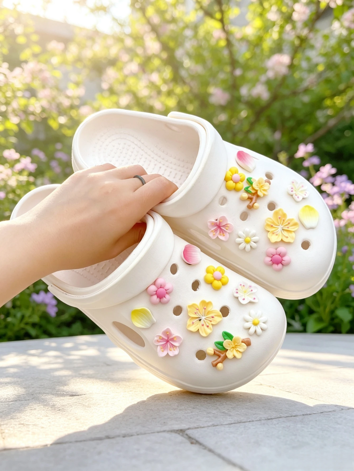 18-piece shoe decoration DIY casual shoe decoration - An interesting and versatile way to personalize your footwear