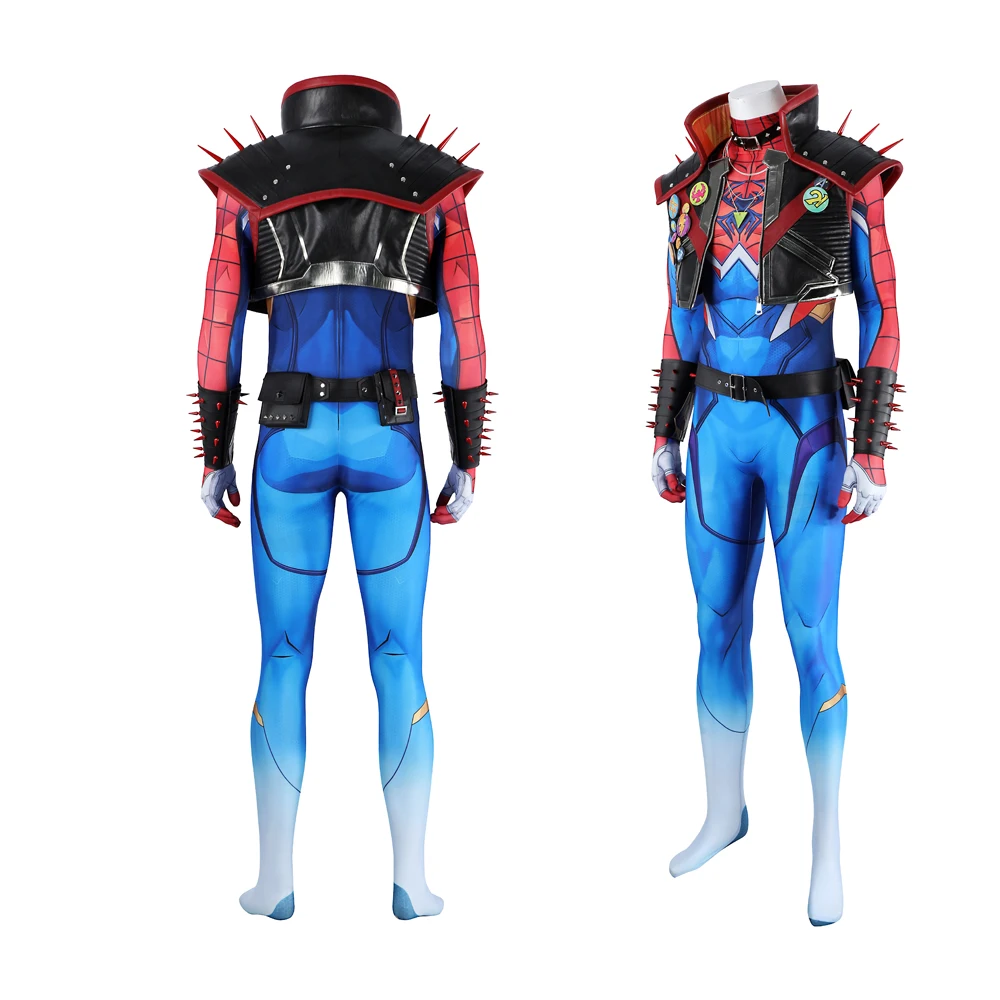 【新品】Spick and Span ARMY COAT New 2099 Disguise Spideer Punk Cosplay Costume 3D Printed Elastic