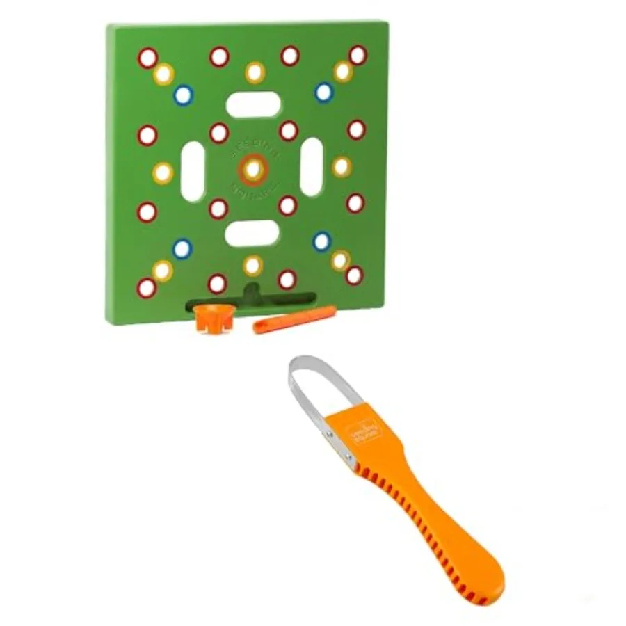 

Набор для прополки Seeding Square: ручной инструмент для удаления сорняков с шаблоном для расстояния между семенами для легкого удаления сорняков и организации грядок