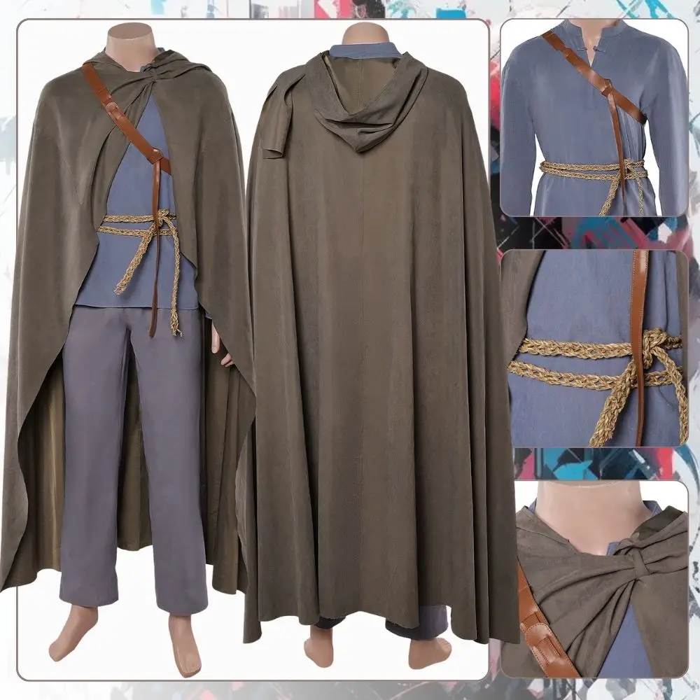 

Seven Kingdoms Knight Dunk Cosplay Costume for Men Roleplay Clothing Cloak Set Fantasy Outfits Halloween Carnival Disguise Suit