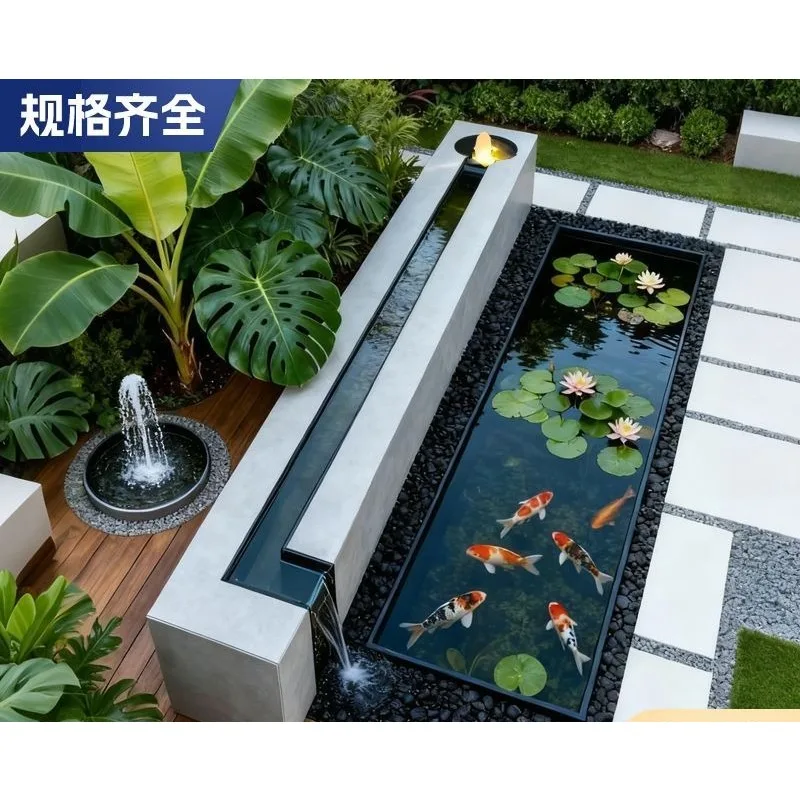 Ornament Garden Finished Product Water Feature Stone Bowl Circulation Landscape Water Bowl Yongquan Outdoor Garden Fountain