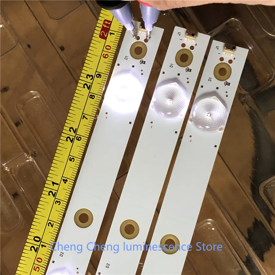 New 10set=30 PCS 7LED(3V) 620mm LED backlight strip for KDL-32R330D 32PHS5301 32PFS5501 LB32080 V0 E465853 E349376 TPT315B5