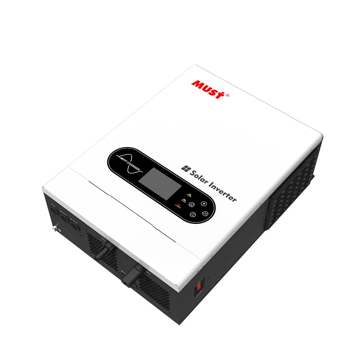 يجب PV1800 ECO 3.5KW 24V 5.5KW 48V المنزل الهجين العاكس للطاقة الشمسية MPPT 100A Max PV 450V إخراج مزدوج خارج الشبكة النظام الشمسي PC WIFI