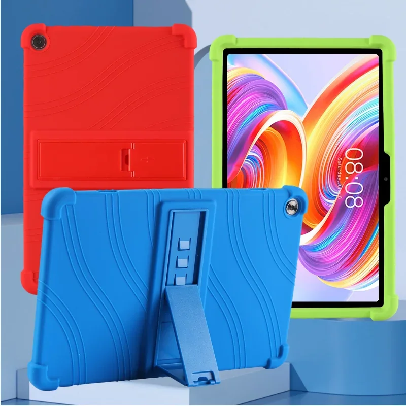 

Silicone Airbags Shockproof Cover For Teclast T50 2023 (Unisoc T616) 11" Tablet Case Multi-Angles Adjustable Stand Funda
