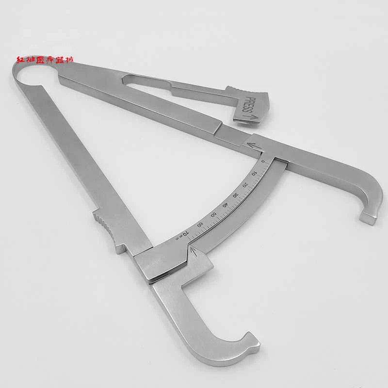 Fat clip Fat caliper skin fold thickness meter Body fat measuring instrument Fat clamp sebum clamp measuring clip