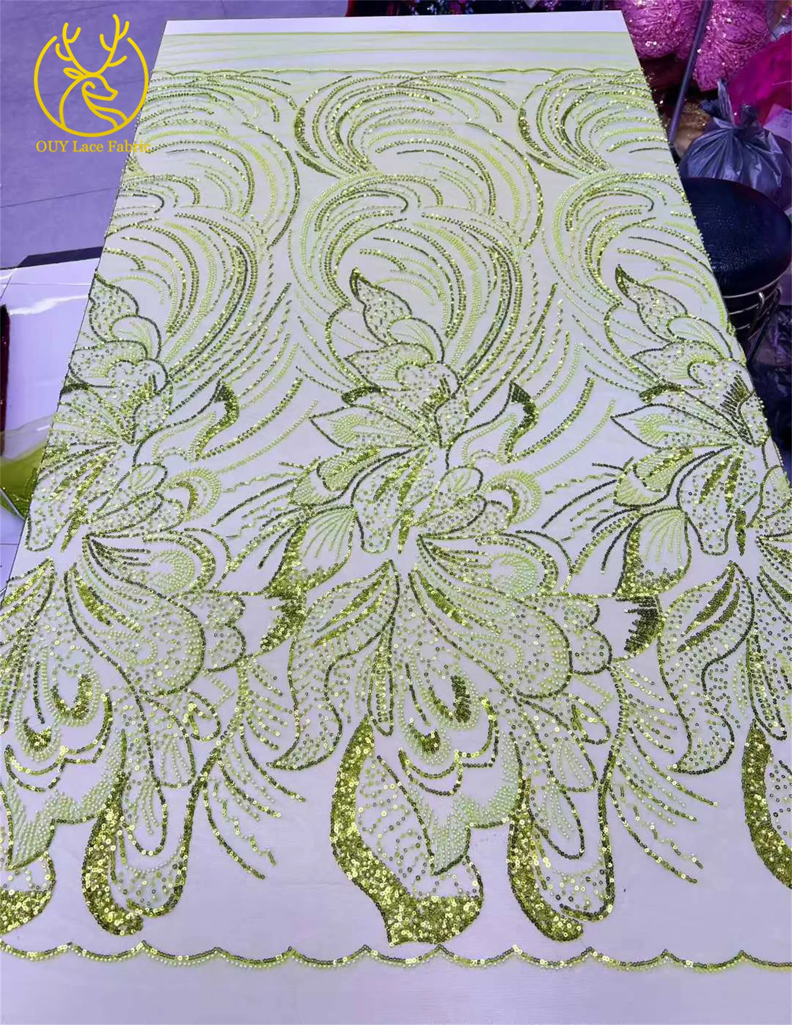 أحدث الفرنسية الترتر تول أقمشة الدانتيل 2025 تصميم جديد الأفريقي مطرز أقمشة الدانتيل للنساء فستان العشاء مواد الخياطة