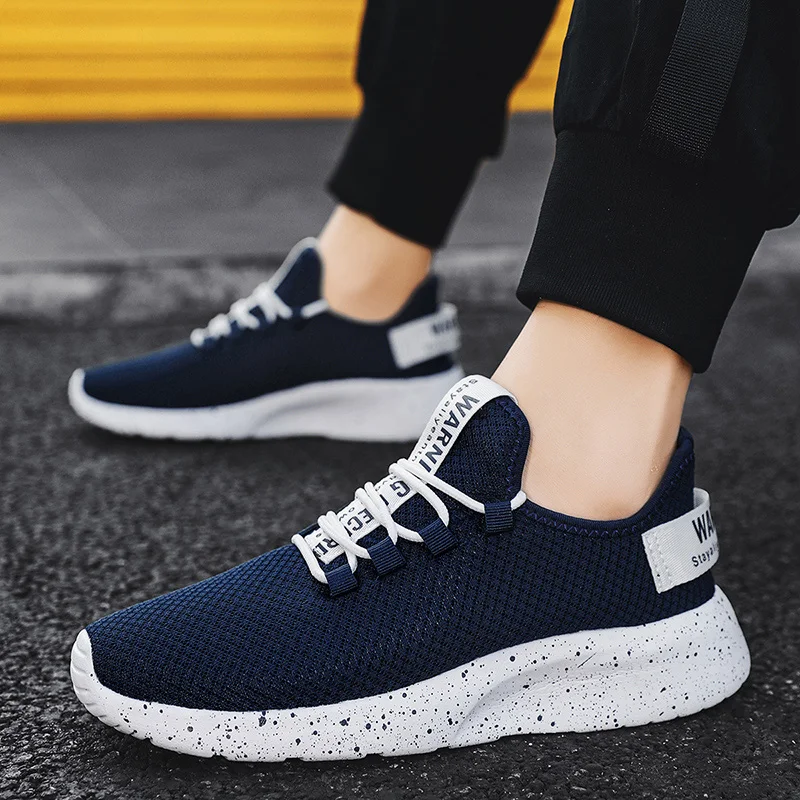 

Модная мужская обувь в корейском стиле, Новое поступление, осенние спортивные кроссовки больших размеров, дышащие повседневные удобные кроссовки