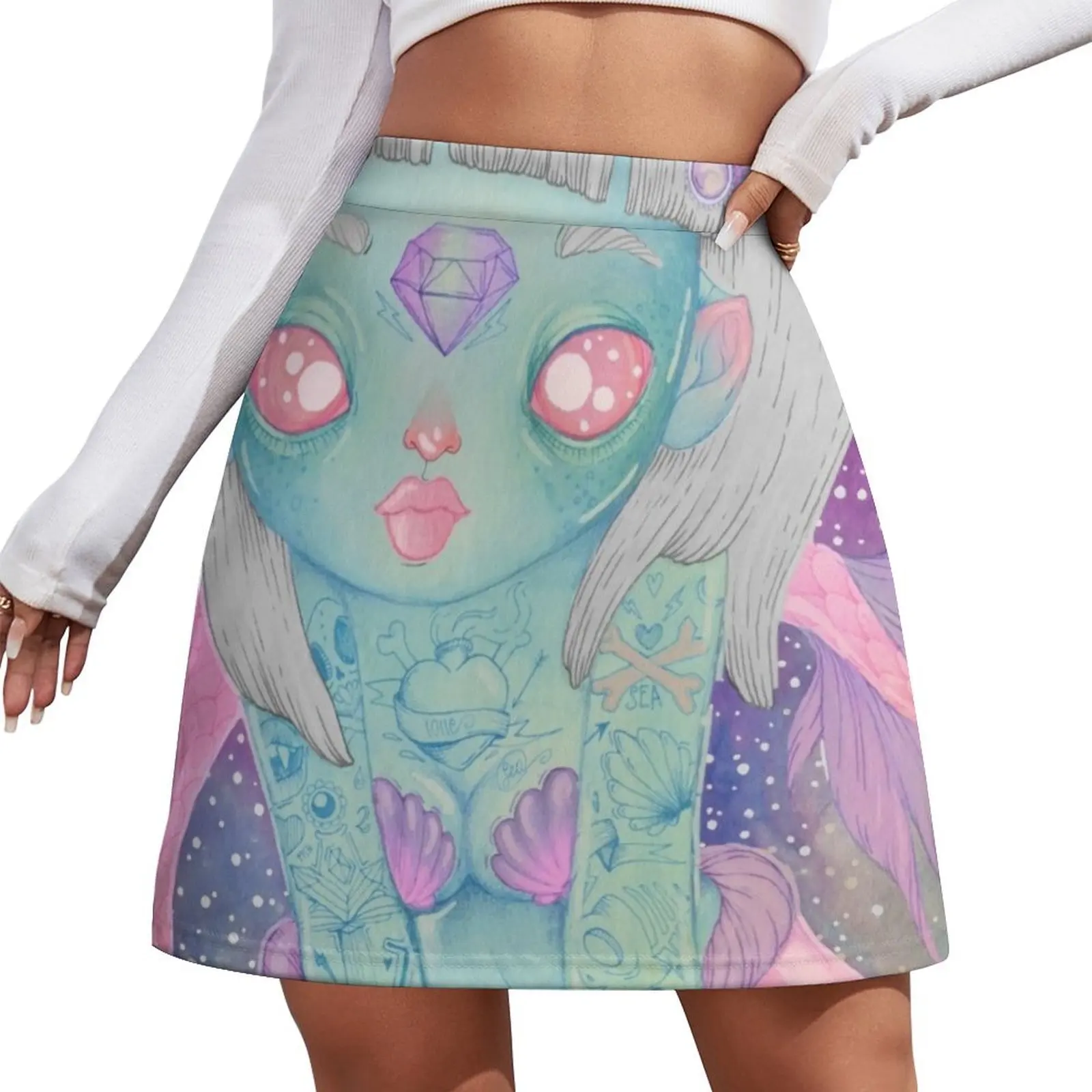 

M e r m a i d Mini Skirt luxury women skirts Women skirt Mini Skirt