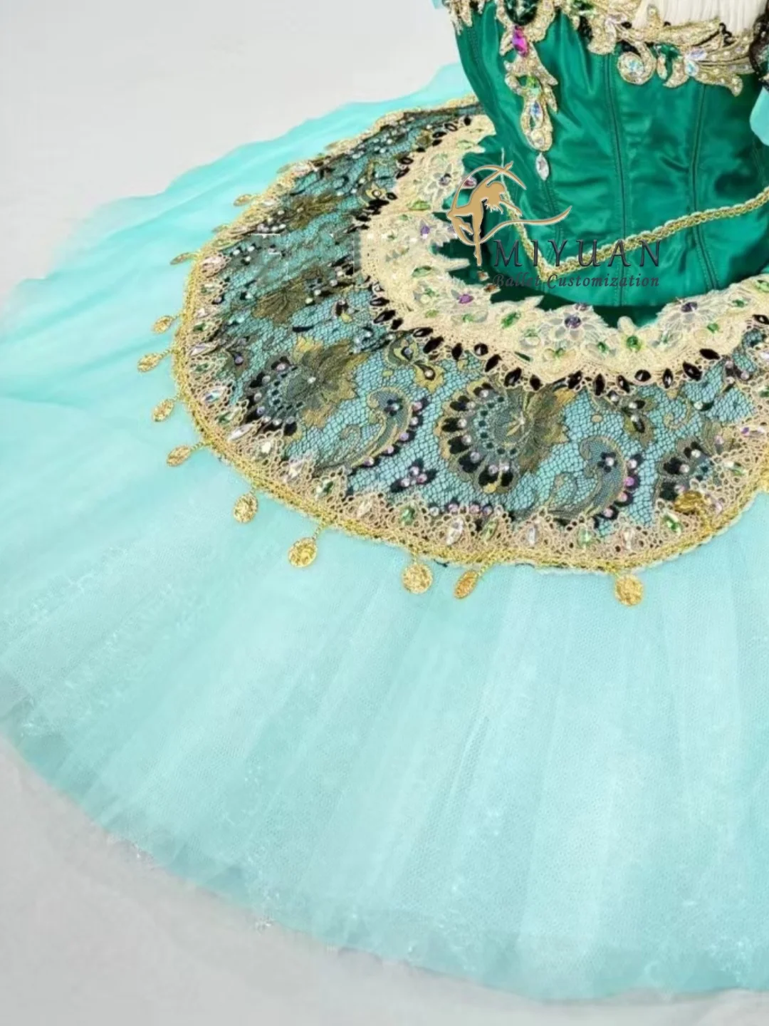 2024 New Esmeralda Girl Variations Emerald Ballet performance tutu skirt for adults and children