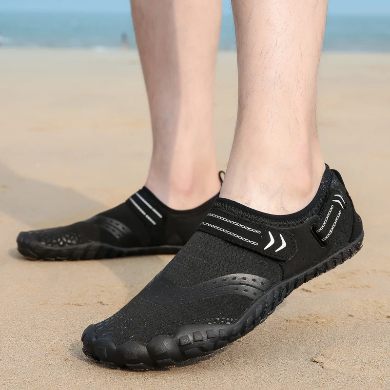 Sapatos de água para homens e mulheres Sola de borracha secagem rápida, sapatos de natação respiráveis, sapatos de praia casual, fitness, ciclismo