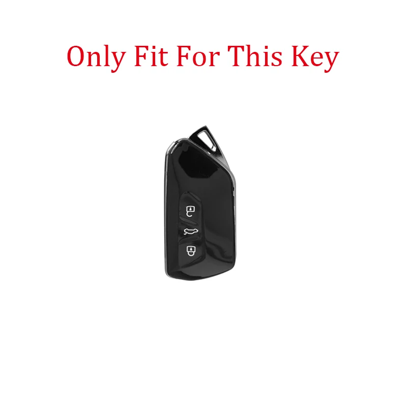 غطاء حافظة مفاتيح السيارة لسيارة VW Volkswagen/Golf 8 MK8 ID.3 ID.4 /Cupra/Skoda/Octavia A8/SEAT/Leon MK4 2020 2021/Formentor/Tarraco #2