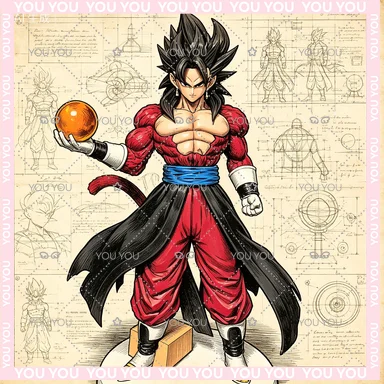 

Фигурка аниме-персонажа Драгон Болл Гогета ССДЖ4, Супер Сайян 4 Сон Гоку Вегета, 29 см, ПВХ, коллекционная модель, игрушка для детей, подарок