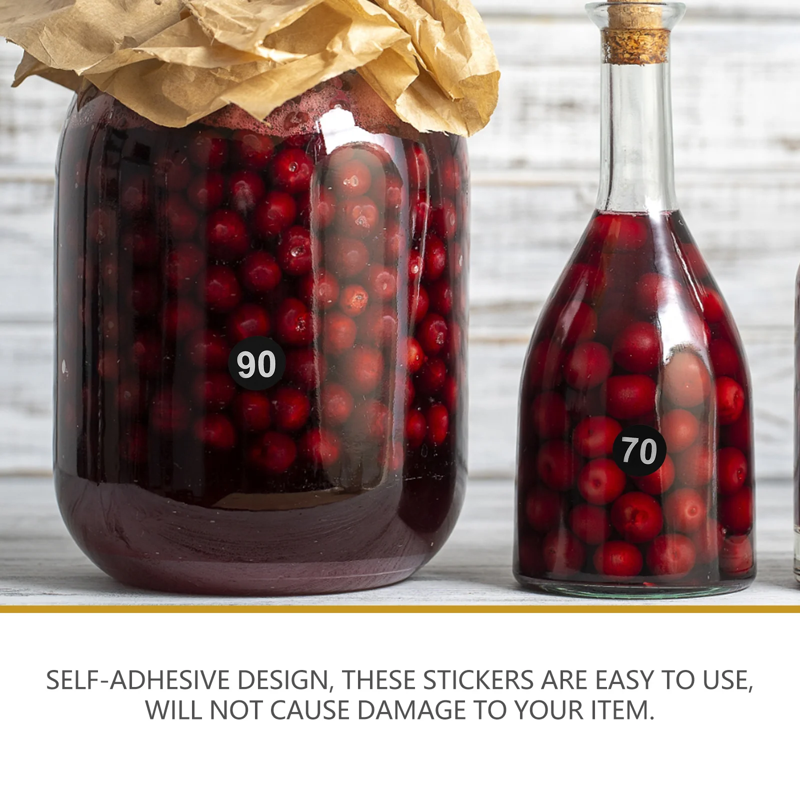 

50 Sheets Round Digital Sticker Number Labels for Clothes Identification DIY Craft Projects Numbered Stickers Sticker Numbers