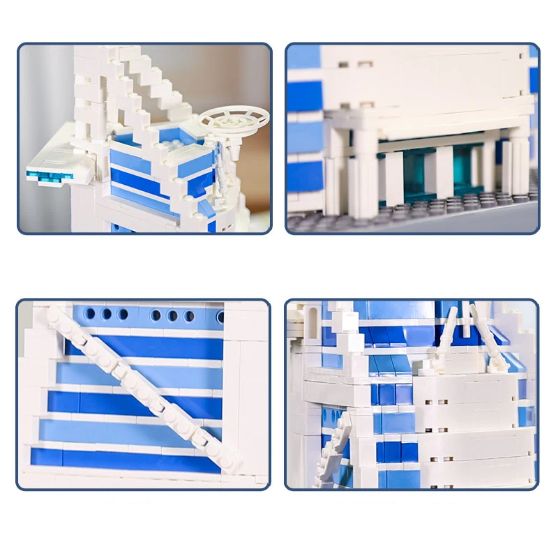 Arquitetura mundialmente famosa moderna burj al árabe dubai os emirados árabes unidos bloco de construção hotel tijolo brinquedo educativo coleção