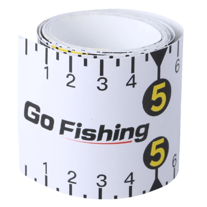 Fishing Measuring Tape Sticker Self-Adhesive Fish Ruler Waterproof Decals Tape