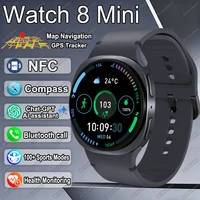 2025 nuevo reloj 8 Mini GPS Track reloj inteligente hombres mujeres mapa navegación ritmo cardíaco BT llamada IP68 impermeable brújula deporte Smartwatch