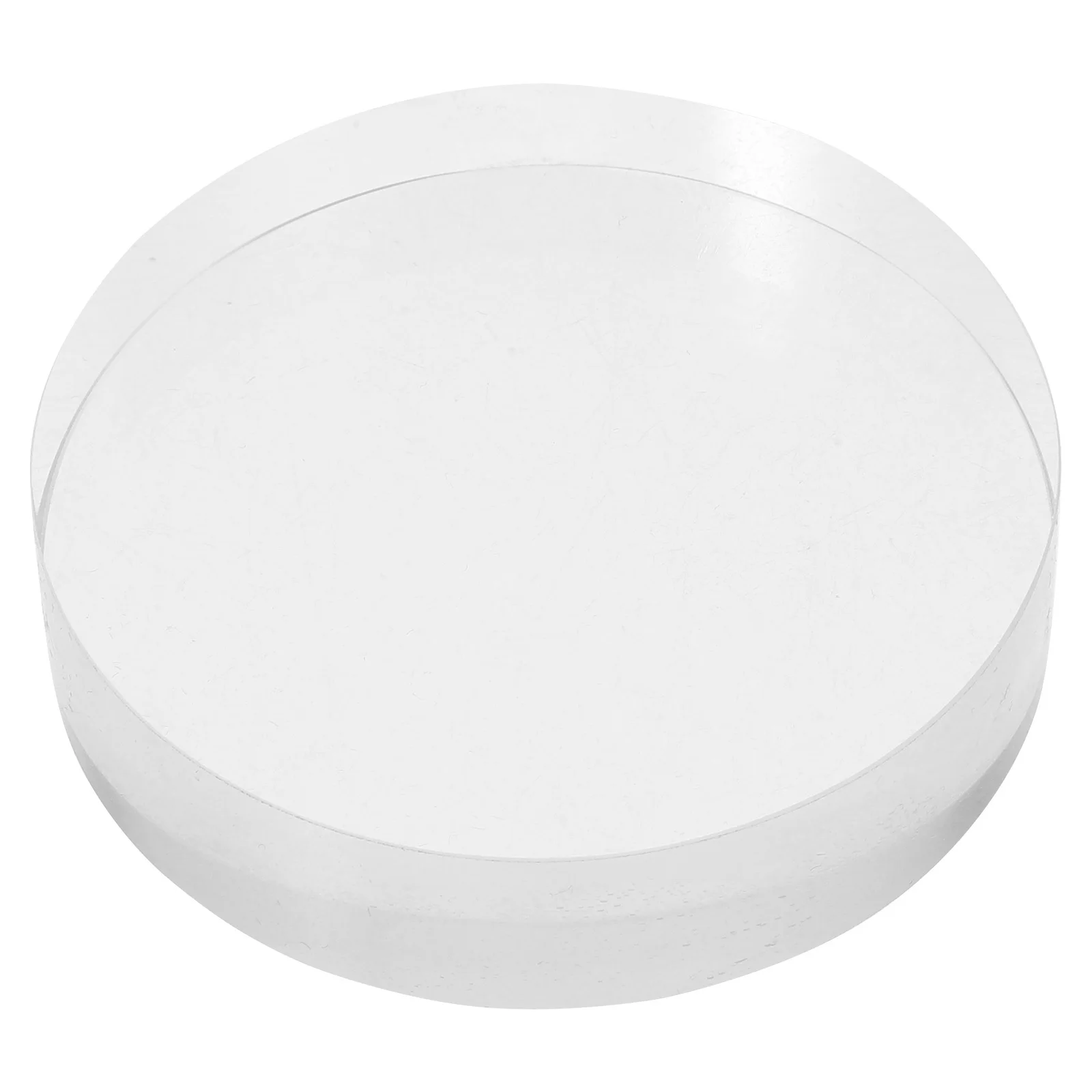 

Clear Crystal Round Paperweight Glass Paperweight Decorative Transparent Block Stable Placement for Office Desk