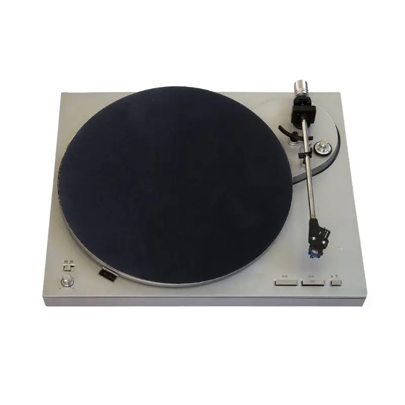 Anti-Shake Felt Turntable Platter Mat Slip Mat Audiophile 3mm Thick for LP Vinyl