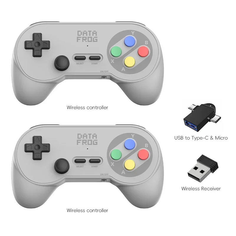 Data Frog PC07 Classic Wireless Retro Gamepad