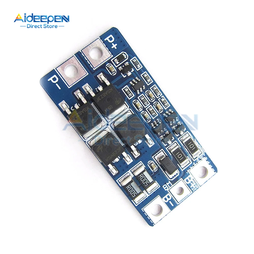 1Pcs 2S 10A 7.4V 18650 리튬 배터리 보호 보드 8.4V 균형 기능/과충전 보호 좋은 품질