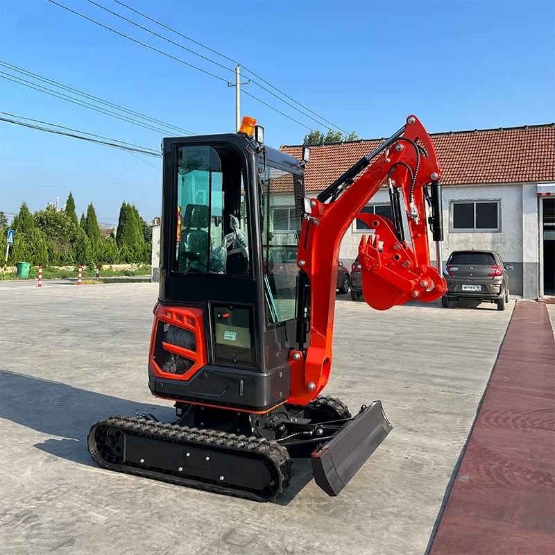 Excavator 1.8 Ton Kubota Engine Crawler Digger  Minibagger 1 Ton original crawler mini digger excavator