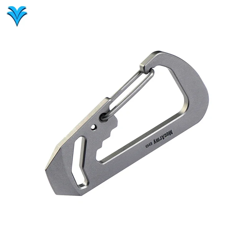 MecArmy EH3 الفولاذ المقاوم للصدأ EDC حلقة تسلق أداة خارجية متعددة الوظائف مع المفاتيح قضيب رفع وجع فتاحة الزجاجات #2