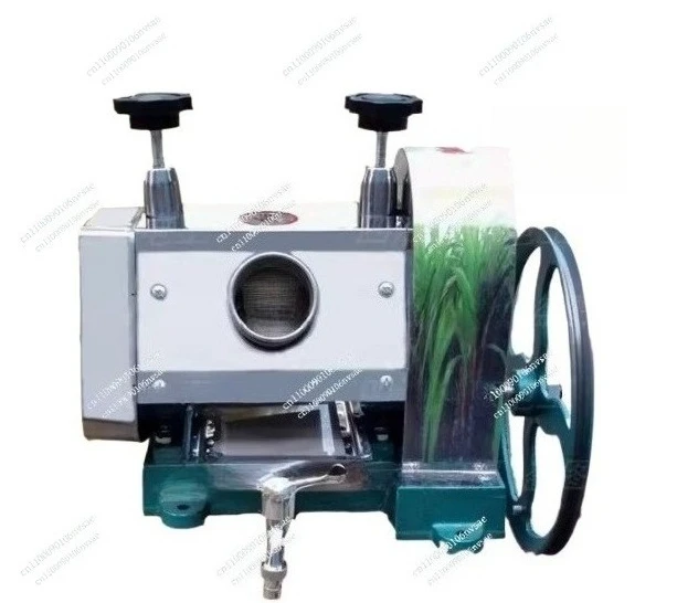manual sugarcane ginger juicer, sugarcane press, commercial, household Stainless steel hand crank sugarcane machine,