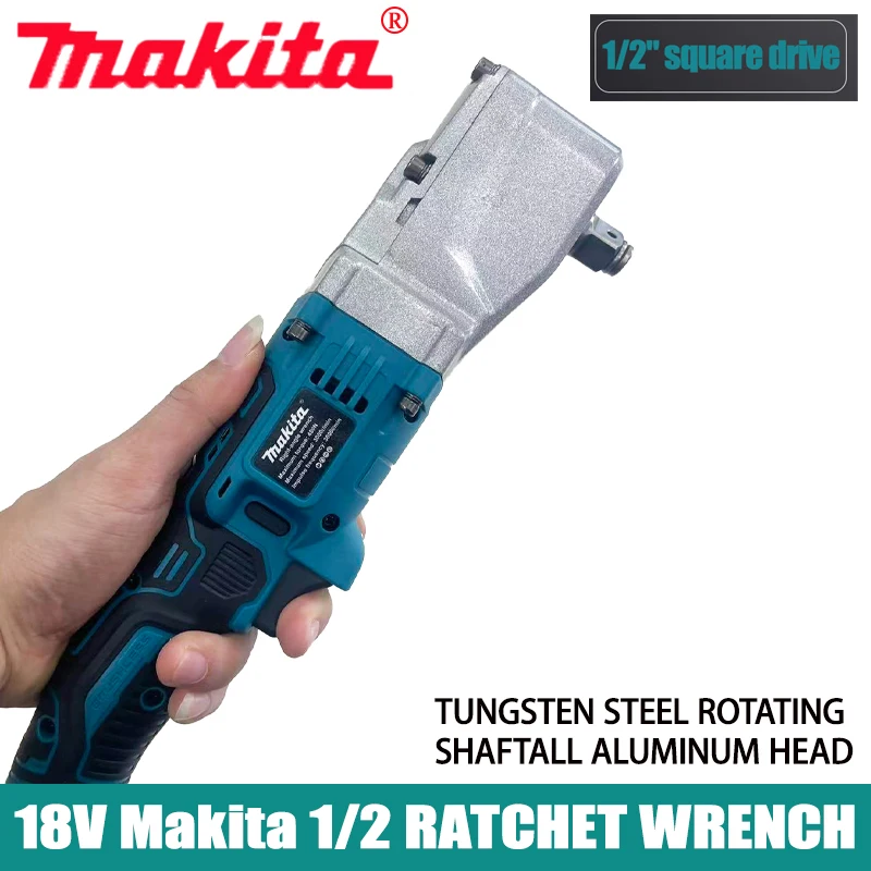Makita 90 degree angled electric charging ratchet wrench 18v charging wrench lithium  tool,for Auto repair, machine repair
