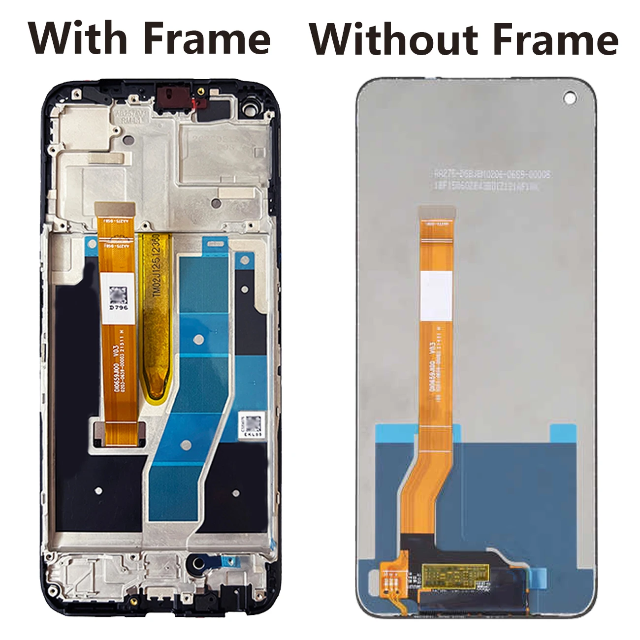 For OnePlus Nord CE 2 Lite 5G Full With Frame CPH2381 CPH2409 Touch Panel Digitizer Assembly Replacement Repair LCD Display Part