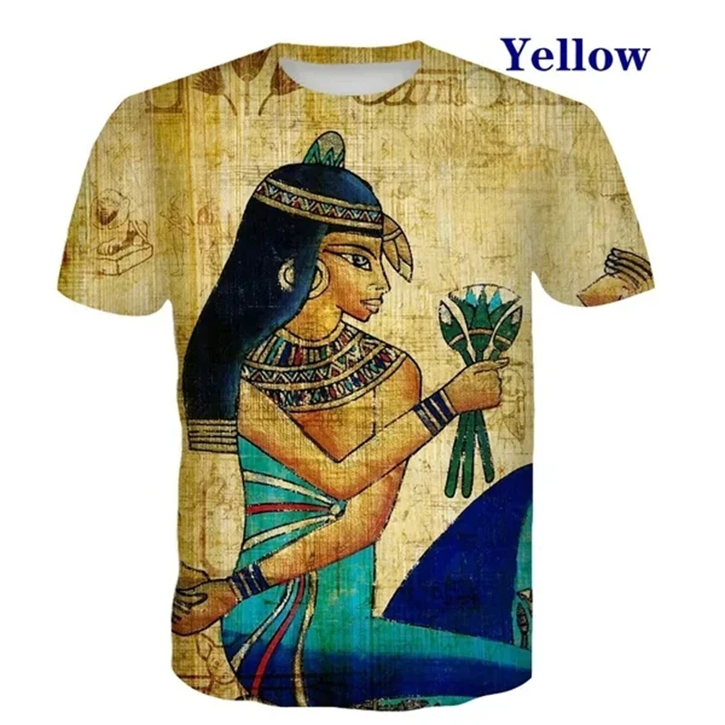 Horus Ancient Horus T-shirt Egyptian God Eye Of Egypt Pharaoh Anubis Face T Shirt For Men Women Funny Tops Streetwear Tees Homme