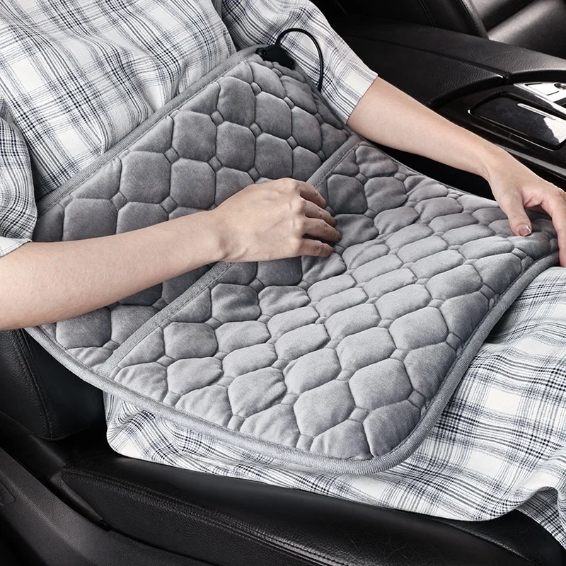 Multi-purpose electric blanket car heating blanket dual-use two-in-one car cushion heating pad USB interface home chair cushion