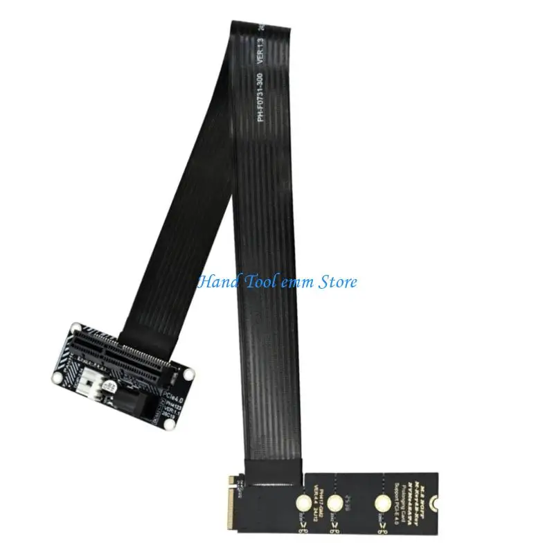 H37F M.2 To PCIe4.0 4X Risers Card Enables External Graphics Card For Better Cooling