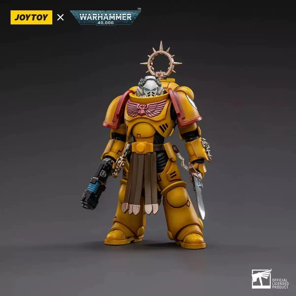

In Stock JOYTOY 1/18 Action Figure Warhammer 40K Imperial FistsVeteran Brother Thracius Anime Action Figure Model Toys Doll Gift