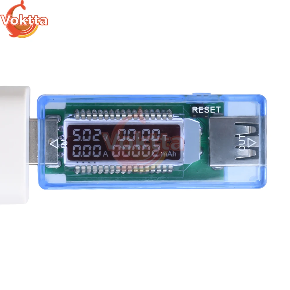 USB Voltmeter Ammeter Current Voltage Power Tester Dual Display Voltage Meters Battery Capacity Tester Power Supply Detector