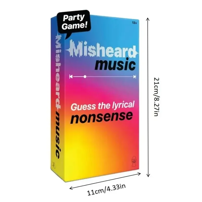 @@Jeux de cartes de famille Jeux de musique hilarants Cartes Misheard Jeux de musique Uess Le chanson ou l'artiste avec 500 cartes non senses lyriques