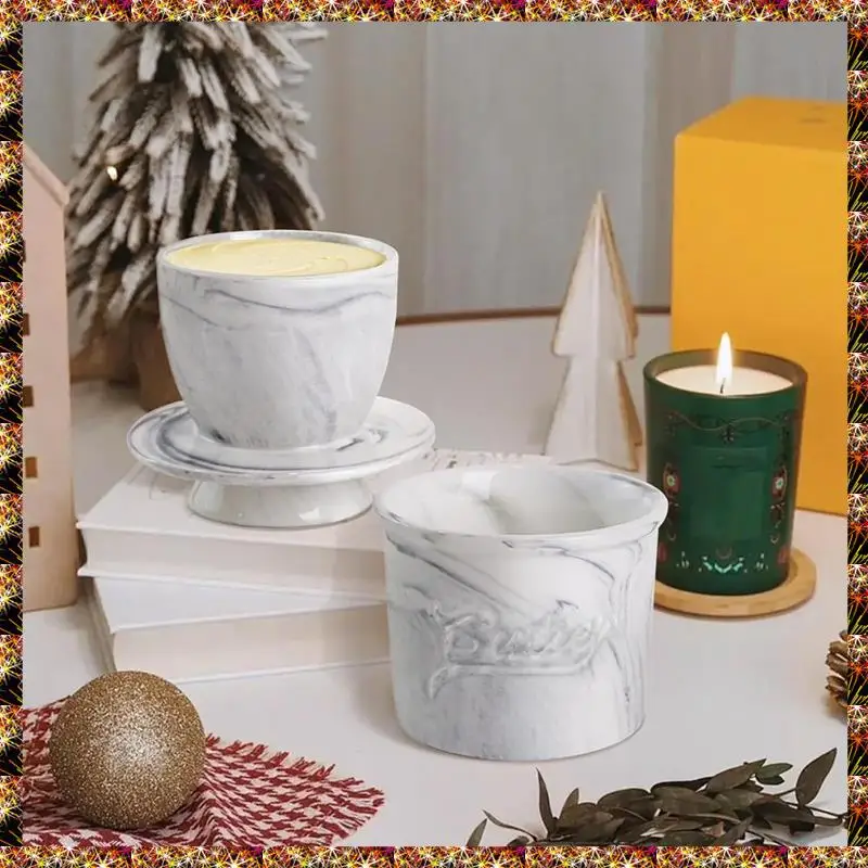 BTCL Butter Crock For Counter With Water, Butter Keeper For Spreadable Butter  Butter Dish With Lid For Countertop