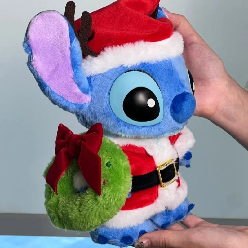 Anime Disney Lilo & Stitch la serie de Papá Noel Stitch muñecas Navidad edición limitada muñeca juguetes regalos de navidad