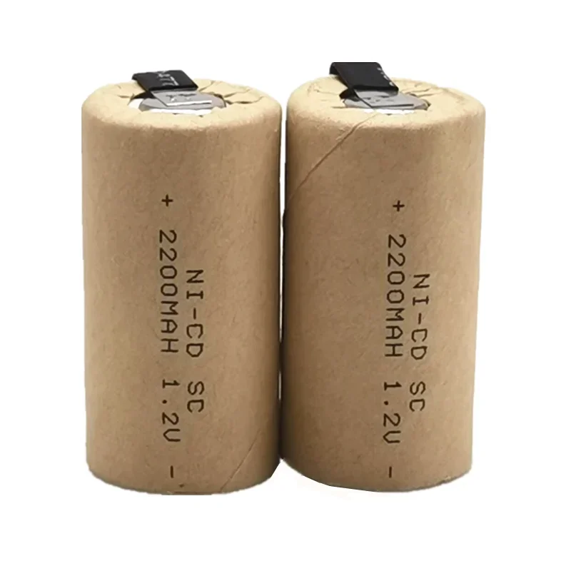 SC 1,2 V 2200mah Nicd Batterien Unter C Ni-Cd Akku Batteria Für Elektroschrauber Bohrer Power Tools