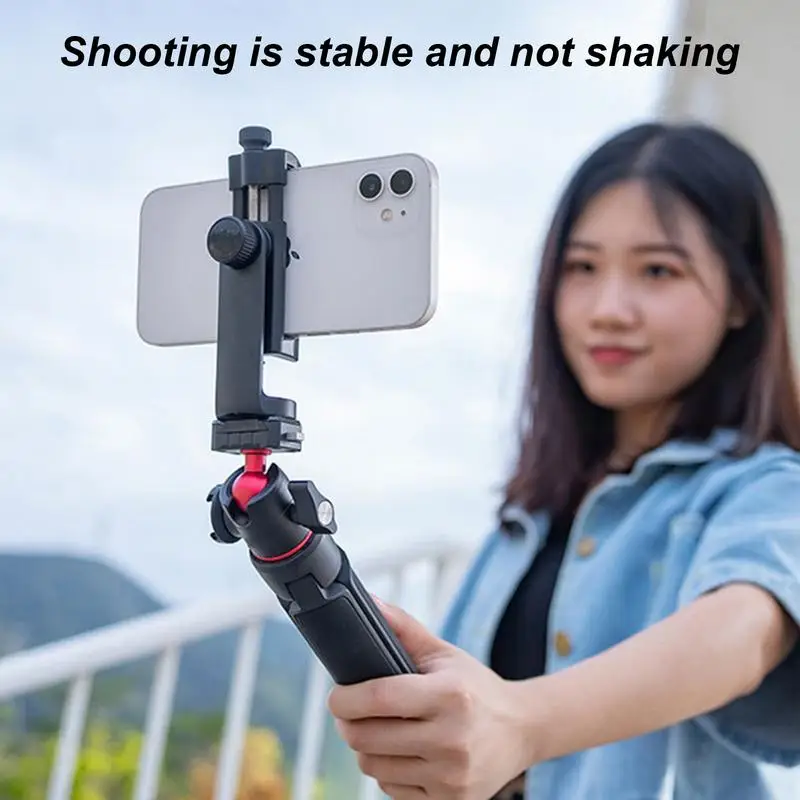 Schnellwechselplatte Telefon-Adapterhalterung für Vlog, stoßfester Video-Adapter, Halterung für Fotografie, Live-Übertragung, Vlog